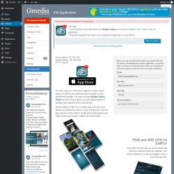 Page screenshot: Gmedia → iOS Application