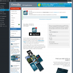 Page screenshot: Gmedia → iOS Application