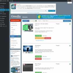 Page screenshot: Gmedia → Modules