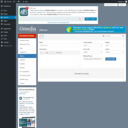 Page screenshot: Gmedia → Albums