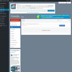 Page screenshot: Gmedia → Tags