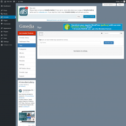 Page screenshot: Gmedia → Tags