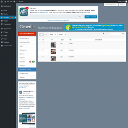 Page screenshot: Gmedia → WP Media Library