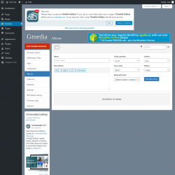Page screenshot: Gmedia → Albums
