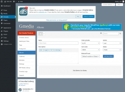 Page screenshot: Gmedia → Albums