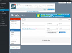 Page screenshot: Gmedia → Albums