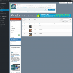 Page screenshot: Gmedia → WP Media Library