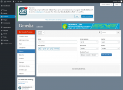 Page screenshot: Gmedia → Albums