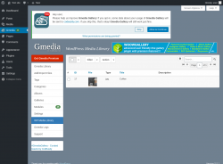 Page screenshot: Gmedia → WP Media Library