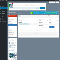 Page screenshot: Gmedia → Albums