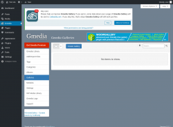 Page screenshot: Gmedia → Galleries