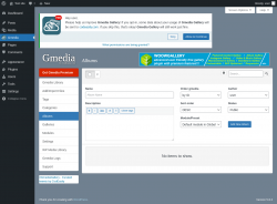 Page screenshot: Gmedia → Albums