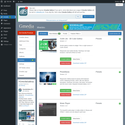 Page screenshot: Gmedia → Modules