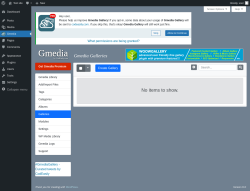 Page screenshot: Gmedia → Galleries