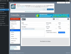 Page screenshot: Gmedia → Albums