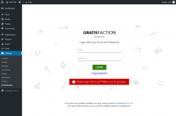 Page screenshot: Settings → Gratisfaction