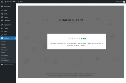 Page screenshot: Settings → Gratisfaction