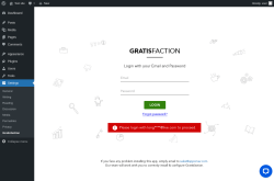 Page screenshot: Settings → Gratisfaction