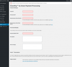 Page screenshot: GreenPay&trade;