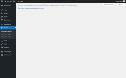 Page screenshot: Plugins &lsaquo; Test site &mdash; WordPress