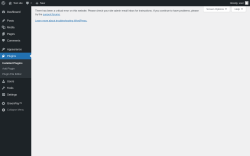 Page screenshot: Plugins &lsaquo; Test site &mdash; WordPress