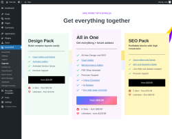 Page screenshot: GreenShift → Upgrade