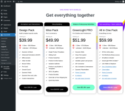 Page screenshot: GreenShift &rarr; Upgrade