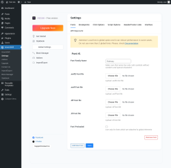 Page screenshot: GreenShift &rarr; Settings