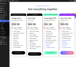 Page screenshot: GreenShift &rarr; Upgrade