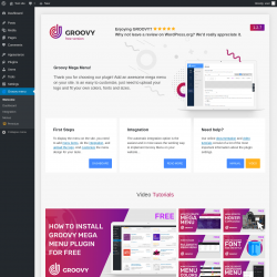 Page screenshot: Groovy menu