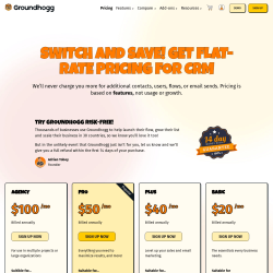 Page screenshot: Groundhogg → Go Pro