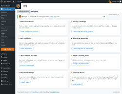 Page screenshot: Groundhogg → Help → Basic Help