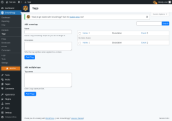 Page screenshot: Groundhogg → Tags
