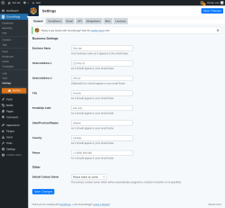 Page screenshot: Groundhogg → Settings