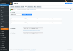 Page screenshot: Groundhogg → Settings → API