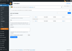 Page screenshot: Groundhogg &rarr; Campaigns
