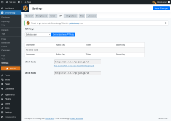Page screenshot: Groundhogg &rarr; Settings &rarr; API