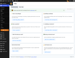 Page screenshot: Groundhogg &rarr; Help &rarr; Basic Help