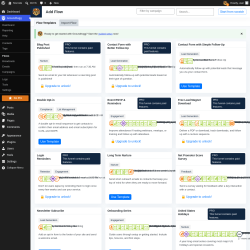 Page screenshot: Groundhogg &rarr; Flows