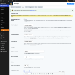 Page screenshot: Groundhogg &rarr; Settings &rarr; Email