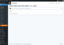 Page screenshot: Groundhogg &rarr; Reporting &rarr; Forms