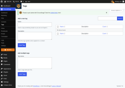 Page screenshot: Groundhogg &rarr; Tags