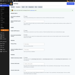 Page screenshot: Groundhogg &rarr; Settings &rarr; Compliance