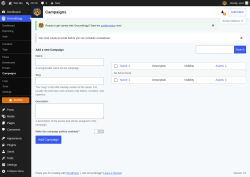 Page screenshot: Groundhogg &rarr; Campaigns