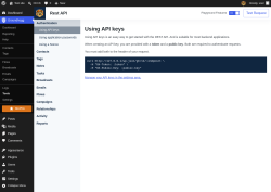 Page screenshot: Groundhogg &rarr; Tools &rarr; Rest API Playground