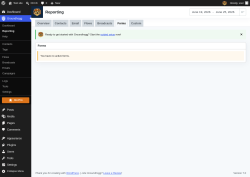 Page screenshot: Groundhogg &rarr; Reporting &rarr; Forms