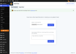 Page screenshot: Groundhogg &rarr; Flows &rarr; Import Flow