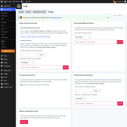 Page screenshot: Groundhogg &rarr; Logs &rarr; Manage