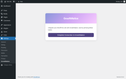 Page screenshot: Settings &rarr; GrowthNation