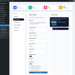 Page screenshot: Consent Guard &rarr; Banner Settings